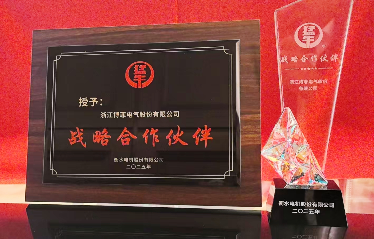 【喜讯】九州酷游ku游登录平台电气荣获衡水电机&ldquo;战略相助同伴&rdquo;称呼